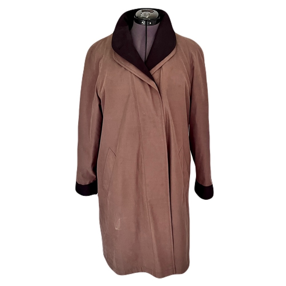 Vintage Gallery Brown and Black Coat with Removable Liner, Size L